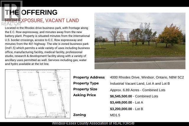4000 Rhodes Drive Unit# Lot A/b, Windsor, Ontario  N8W 5C2 - Photo 2 - 26005622