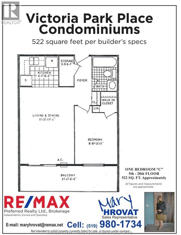 150 Park West Unit# 1806, Windsor, Ontario  N9A 7A2 - Photo 31 - 26014652