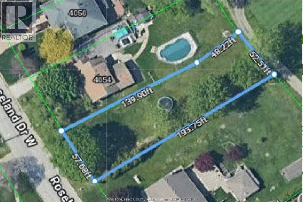 V/L ROSELAND DRIVE West, Windsor, Ontario