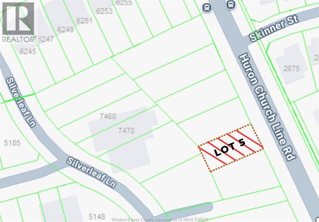 V/L Huron Church Line ROAD Unit# LOT #5, LaSalle, Ontario