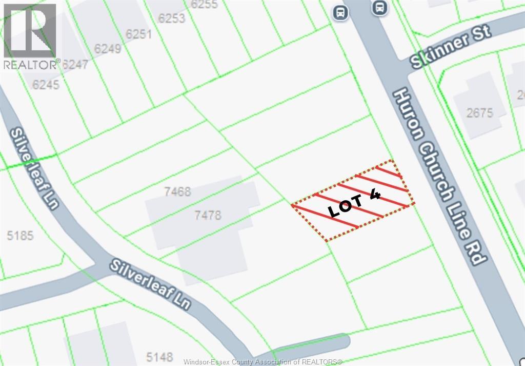 V/L Huron Church Line ROAD Unit# LOT #4, LaSalle, Ontario