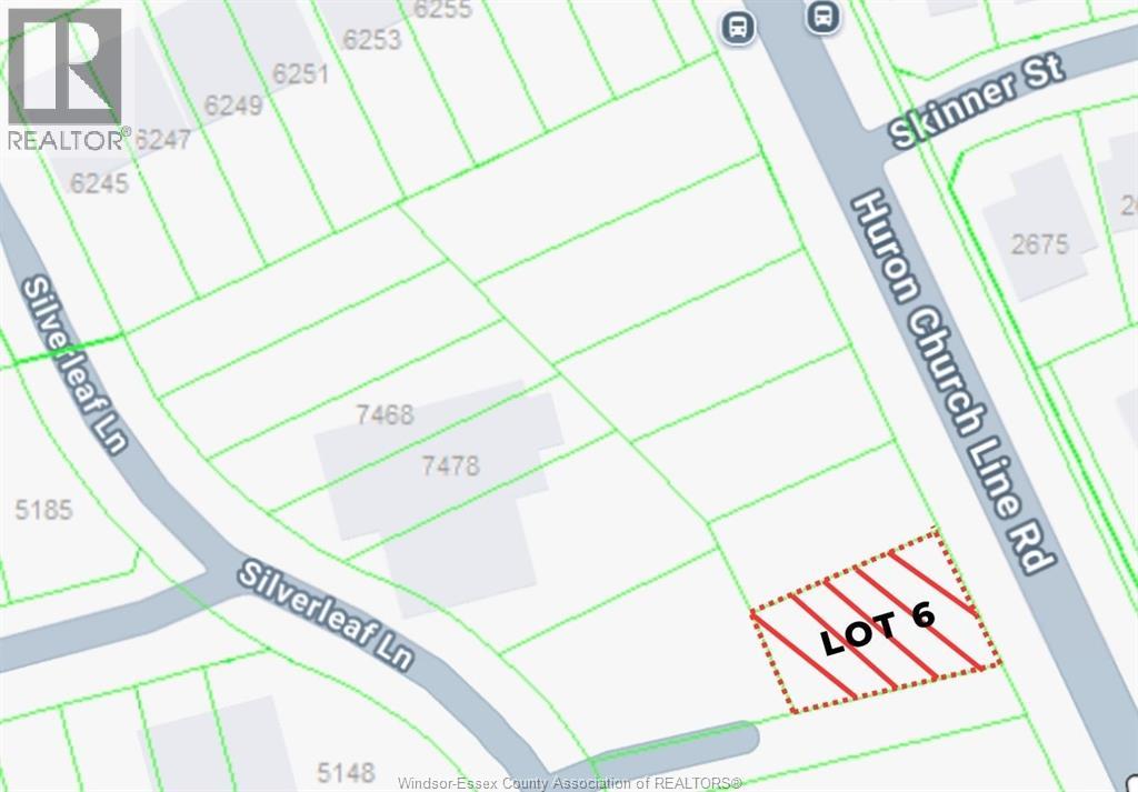 V/L Huron Church Line ROAD Unit# LOT #6, LaSalle, Ontario