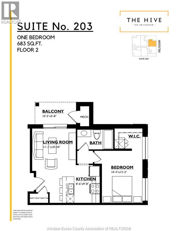 531 Pelissier Street Unit# 203, Windsor, Ontario  N9A 4L2 - Photo 3 - 26017872