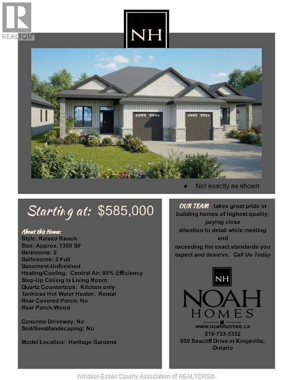 104 Michelle Drive, Kingsville, Ontario  N9Y 0H2 - Photo 2 - 26018259
