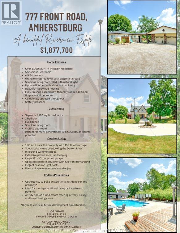 777 Front Road North, Amherstburg, Ontario  N9V 2V6 - Photo 50 - 26018496