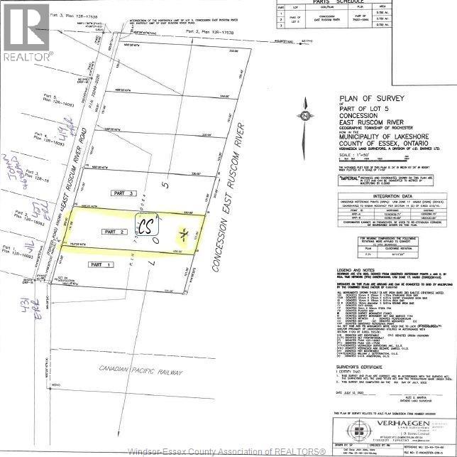 V/l East Ruscom River Unit# Middle Lot, Lakeshore, Ontario  N0R 1S0 - Photo 2 - 26023625